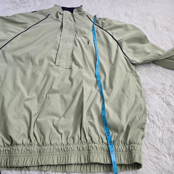 Vintage PGA Tour Collection Green 1/4 Zip Pullover Jacket Men's XL - Picture 11 of 14